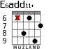 E6add11+ для гитары - вариант 7