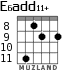 E6add11+ для гитары - вариант 8