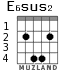 E6sus2 для гитары - вариант 2