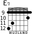 E7 для гитары - вариант 8