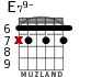 E79- для гитары - вариант 5