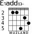 E7add13- для гитары - вариант 4