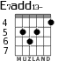 E7add13- для гитары - вариант 7