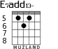 E7add13- для гитары - вариант 8