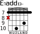 E7add13- для гитары - вариант 10