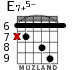 E7+5- для гитары - вариант 4