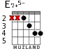 E7+5- для гитары - вариант 1