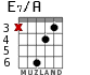 E7/A для гитары - вариант 3