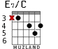 E7/C для гитары - вариант 2