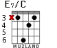 E7/C для гитары - вариант 3