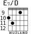 E7/D для гитары - вариант 11