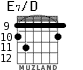 E7/D для гитары - вариант 12