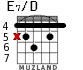 E7/D для гитары - вариант 4
