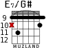 E7/G# для гитары - вариант 10