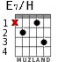 E7/H для гитары - вариант 2