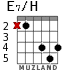 E7/H для гитары - вариант 3
