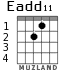 Eadd11 для гитары - вариант 1