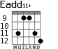 Eadd11+ для гитары - вариант 4