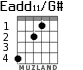 Eadd11/G# для гитары - вариант 2