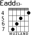Eadd13- для гитары - вариант 4