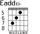 Eadd13- для гитары - вариант 5