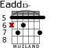 Eadd13- для гитары - вариант 6