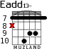Eadd13- для гитары - вариант 7