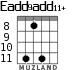 Eadd9add11+ для гитары - вариант 5
