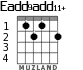 Eadd9add11+ для гитары - вариант 1