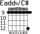 Eadd9/C# для гитары - вариант 6