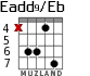 Eadd9/Eb для гитары - вариант 2