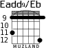 Eadd9/Eb для гитары - вариант 4