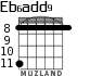Eb6add9 для гитары