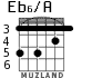 Eb6/A для гитары - вариант 2