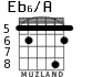 Eb6/A для гитары - вариант 4