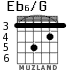 Eb6/G для гитары - вариант 1