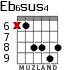 Eb6sus4 для гитары - вариант 2