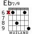 Eb7/9 для гитары - вариант 2