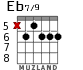 Eb7/9 для гитары - вариант 1