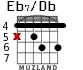 Eb7/Db для гитары