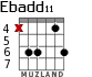 Ebadd11 для гитары - вариант 2