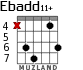 Ebadd11+ для гитары