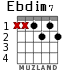 Ebdim7 для гитары - вариант 1