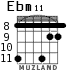 Ebm11 для гитары