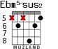 Ebm5-sus2 для гитары - вариант 2