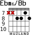 Ebm6/Bb для гитары - вариант 4
