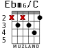 Ebm6/C для гитары - вариант 2