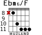 Ebm6/F для гитары - вариант 3
