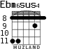 Ebm6sus4 для гитары - вариант 3