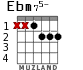Ebm75- для гитары - вариант 1